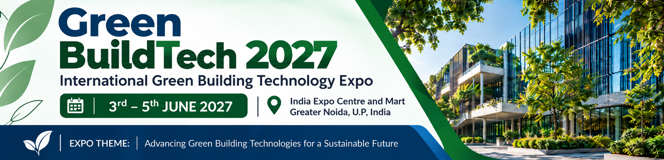 Green BuildTech Expo 2027 Banner